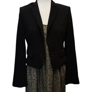 BCBGMaxAzria Black Jacket, Wool Blend, Size Small